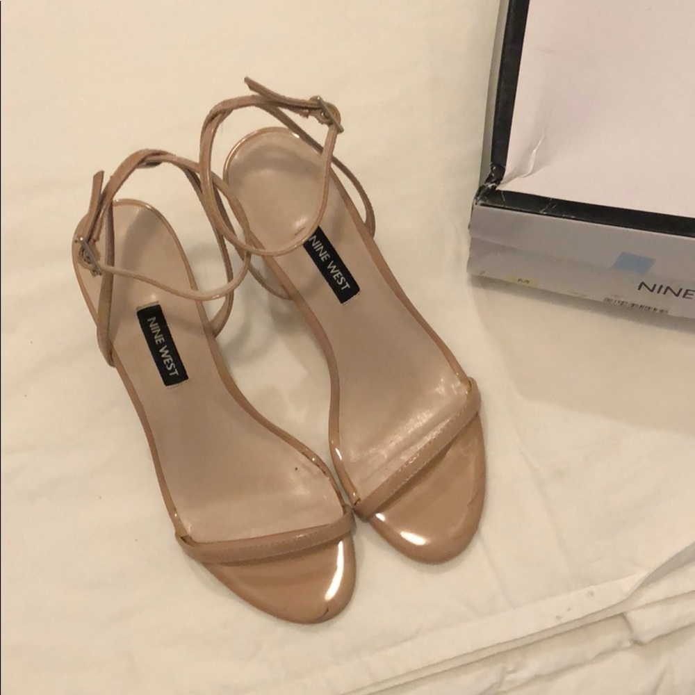 Nude kitten sandal heel Nine West